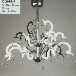 Colgante 9 luces
