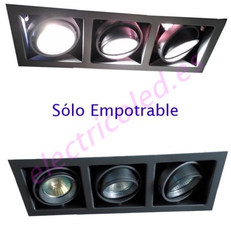 Empotrable Modular "3 módulos"