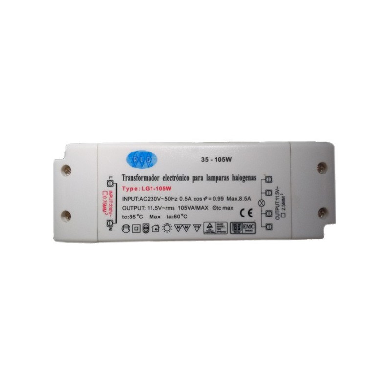 Transformador Electrónico 35-105W