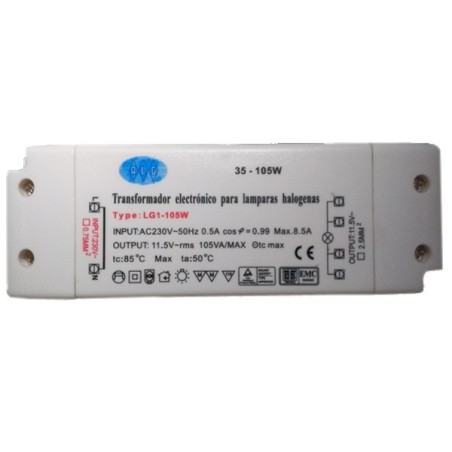 Transformador Electrónico 35-105W