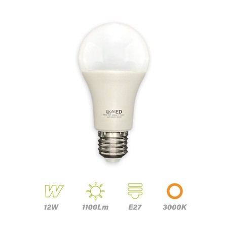 Standard Led E27 12w 1100Lm LUZ CÁLIDA