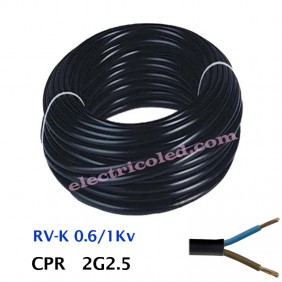 Manguera eléctrica RV-K 1Kv CPR 2G2.5mm²
