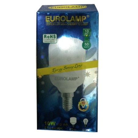 Bombilla Bajo Consumo 10w E14 6400K