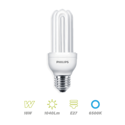Bombilla Bajo Consumo E27 18w Luz Fría