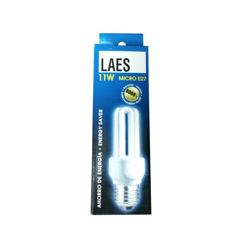 Bombilla Bajo Consumo Micro 11w E27 2700K