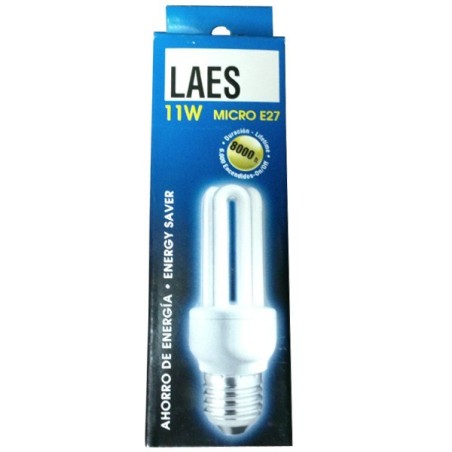 Bombilla Bajo Consumo Micro 11w E27 2700K