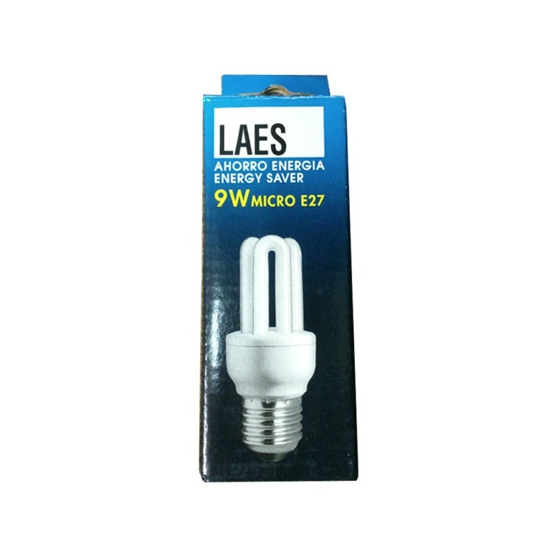 Bombilla Bajo Consumo Micro 9W E27 2700K