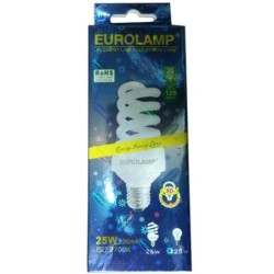 Bombilla Bajo Consumo ESPIRAL 25w E27 2700K