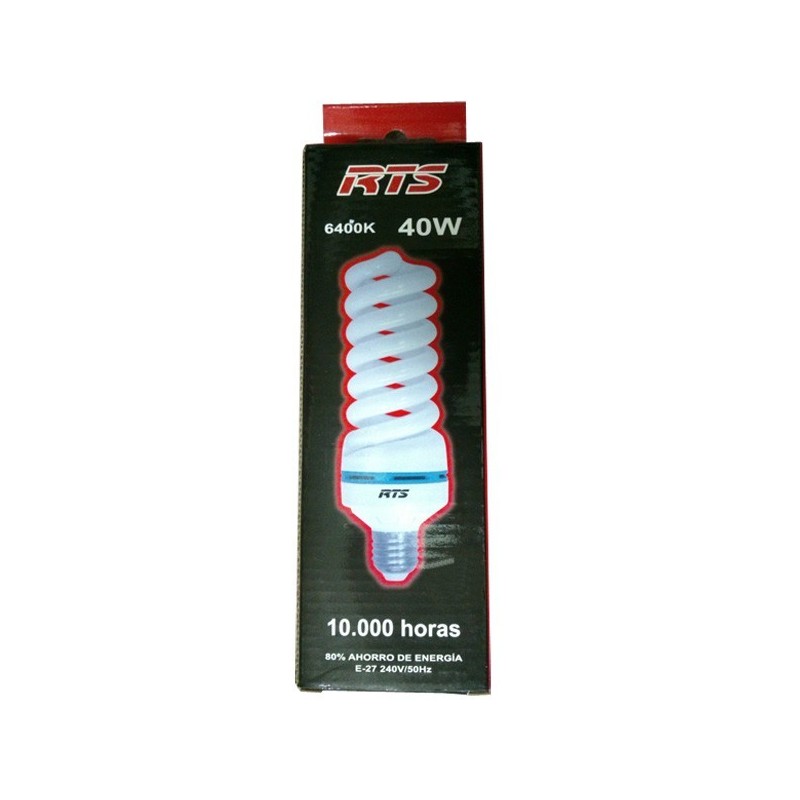 Bombilla Bajo Consumo 40W E27 6400K
