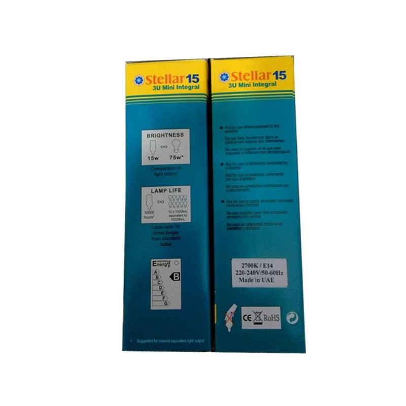 Bombilla Bajo Consumo 15W E14