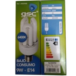 Bombilla Bajo Consumo 9W E14