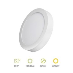 Plafon LED Redondo 18w 4200K