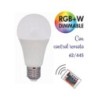 B. RGB+W con Mando 9w 700Lm