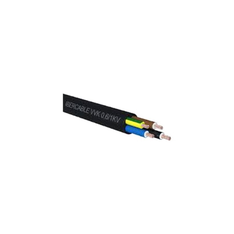 Manguera eléctrica multipolar NEGRA