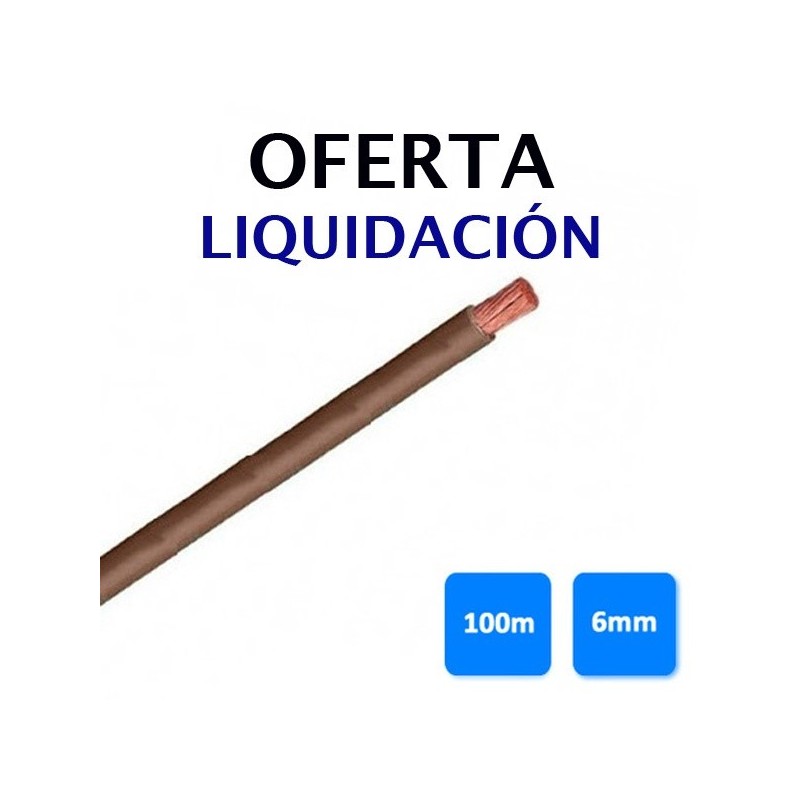 Rollo 100 Mts 6mm Unifilar Flexible