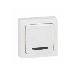 Pulsador 6A con Visor (Ancho)