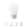Bombilla esferica 8W E27 2700K