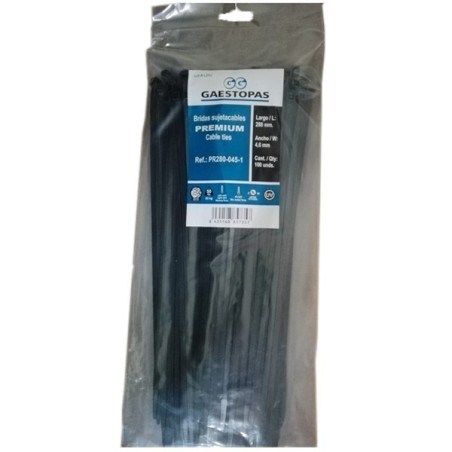 Bridas Negras de Nylon Gaestopas