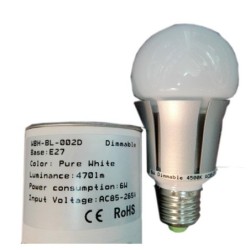 Bombilla Led 6W Dimmable 2
