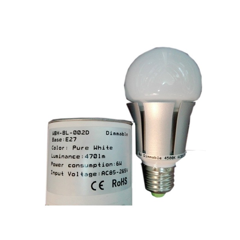 Bombilla Led 6W Dimmable