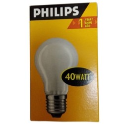 Estandar Mate Philips 230v 40w E27