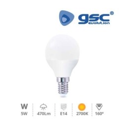 Bombilla LED E14 5w 2700K