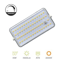 Bombilla Lineal LED R7S 118mm 15w 3000ºK Regulable